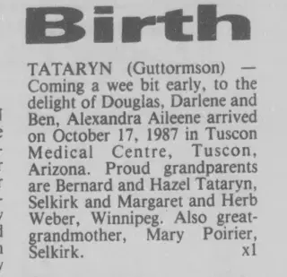other Newspaper clipping from Nov 3, 1987 5972975