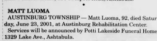 other Newspaper clipping from Jun 24, 2001 5973066