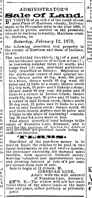 other Newspaper clipping from Jan 25, 1870 5973256