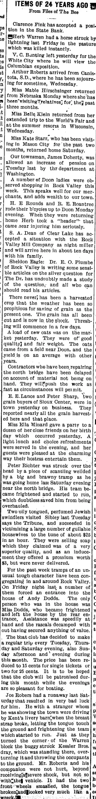 other Newspaper clipping from Aug 3, 1917 5973588