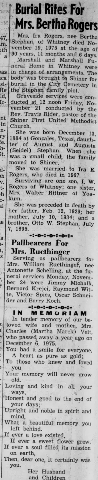 other Newspaper clipping from Dec 4, 1975 5973836