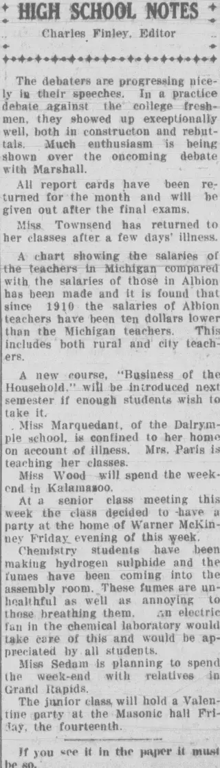 other Newspaper clipping from Feb 13, 1919 5973913