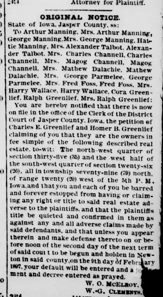 other Newspaper clipping from Jan 22, 1897 5974134