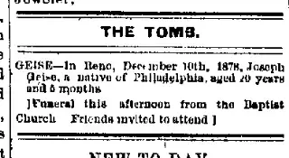 other Newspaper clipping from Dec 11, 1878 5974291