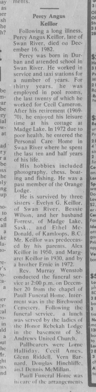 other Newspaper clipping from Dec 30, 1982 5974608