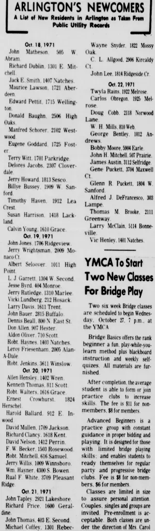 other Newspaper clipping from Oct 26, 1971 5974656