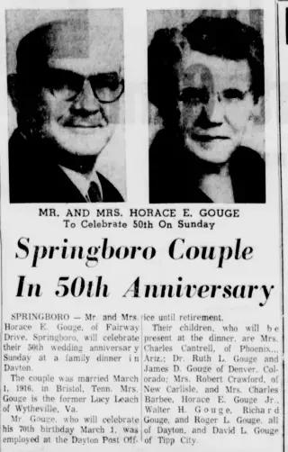 Anniversary Newspaper clipping from Feb 24, 1966 5974775