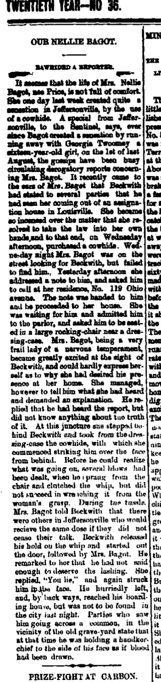other Newspaper clipping from May 28, 1887 5975055