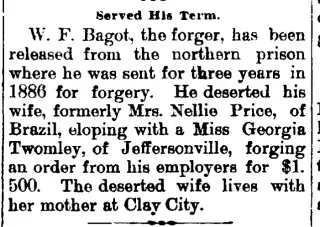 other Newspaper clipping from Oct 17, 1889 5975081