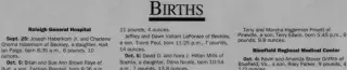 Birth Newspaper clipping from Oct 10, 1998 5975151