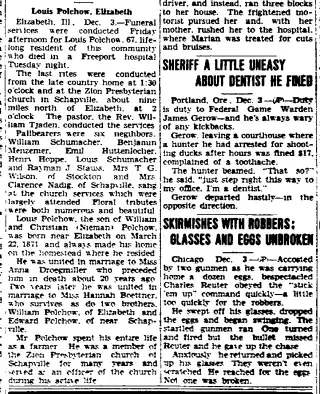 other Newspaper clipping from Dec 3, 1938 5975518