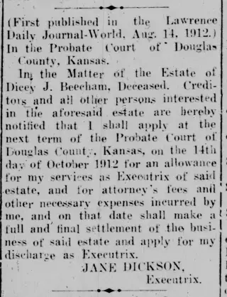 other Newspaper clipping from Aug 14, 1912 5975914