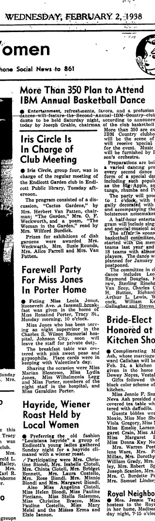 other Newspaper clipping from Feb 2, 1938 5976052
