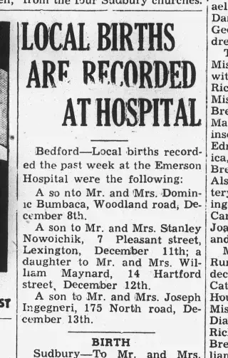 Birth Newspaper clipping from Dec 17, 1953 5976329