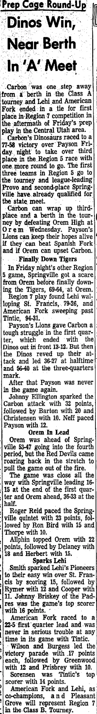 other Newspaper clipping from Mar 1, 1964 5976335