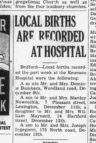Birth Newspaper clipping from Dec 17, 1953 5976336