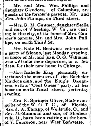other Newspaper clipping from Aug 25, 1899 5977326
