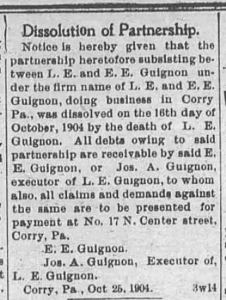 other Newspaper clipping from Nov 10, 1904 5977854