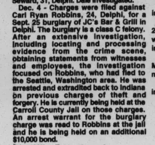 other Newspaper clipping from Dec 6, 2000 5978024
