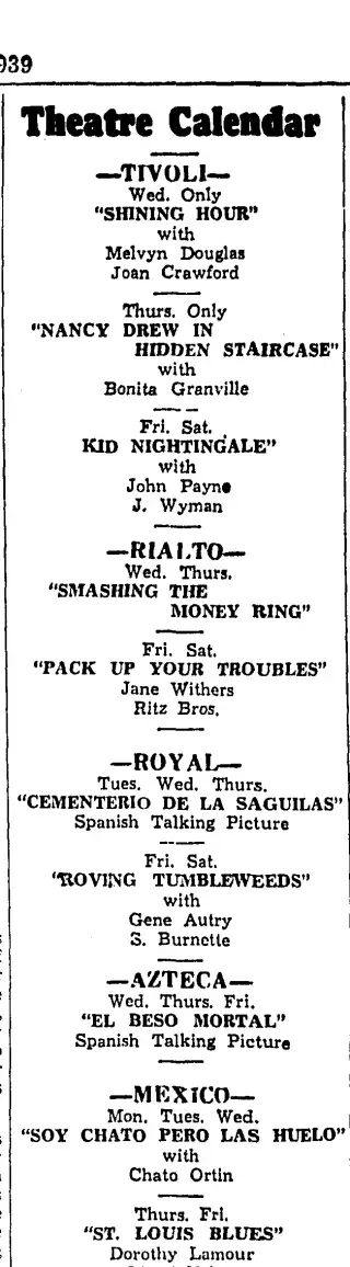 other Newspaper clipping from Nov 15, 1939 5978473