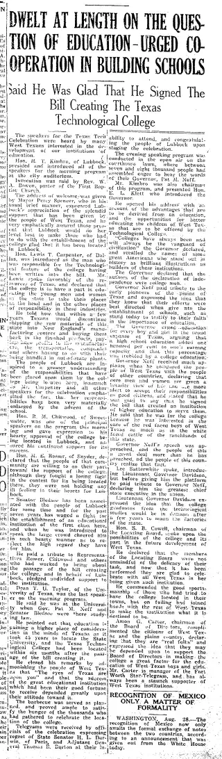other Newspaper clipping from Aug 28, 1923 5979039