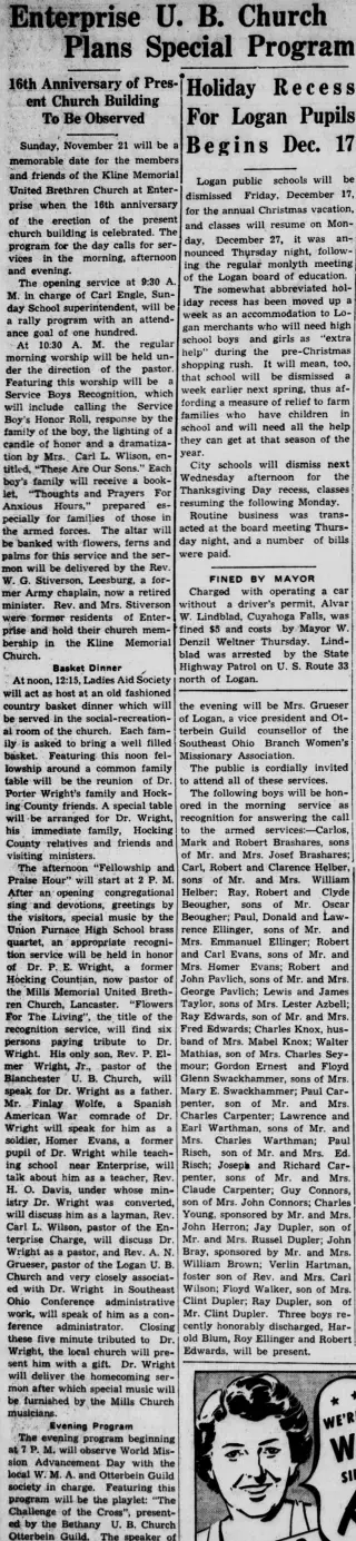 other Newspaper clipping from Nov 19, 1943 5979827