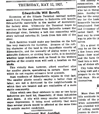 other Newspaper clipping from May 12, 1927 5979855