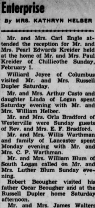 other Newspaper clipping from Feb 5, 1948 5980001