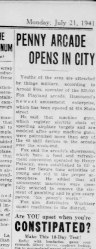 other Newspaper clipping from Jul 21, 1941 5980016