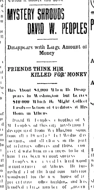 other Newspaper clipping from Jan 30, 1909 5980264