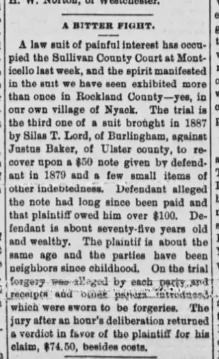 other Newspaper clipping from Oct 26, 1889 5981230