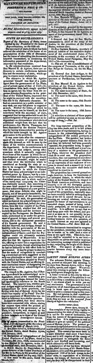 other Newspaper clipping from Apr 4, 1818 5981593