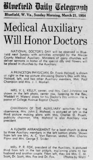 other Newspaper clipping from Mar 21, 1954 5982115
