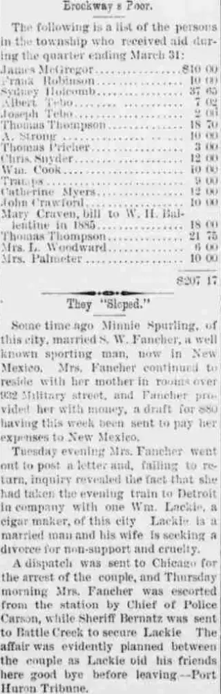 other Newspaper clipping from Apr 26, 1888 5982363