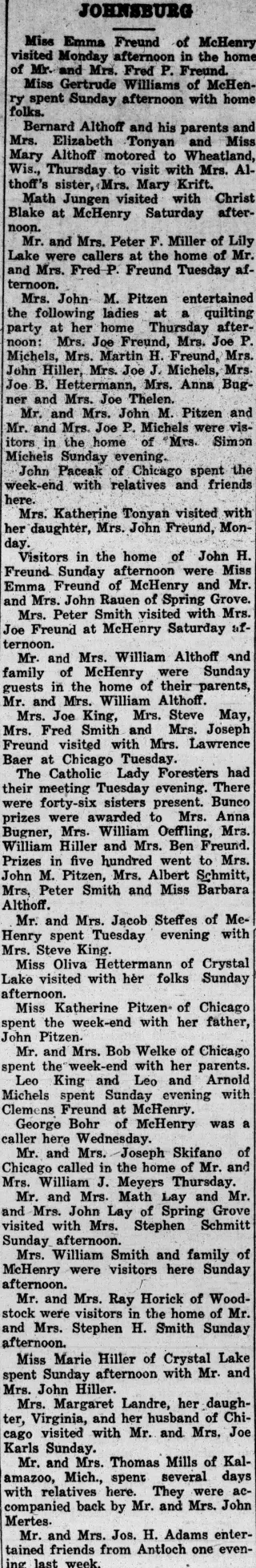 other Newspaper clipping from Feb 2, 1933 5982383