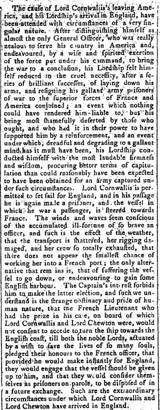 other Newspaper clipping from Jan 23, 1782 5982634
