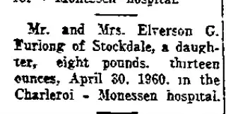 other Newspaper clipping from May 5, 1960 5982788