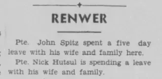 other Newspaper clipping from Feb 1, 1945 5983494