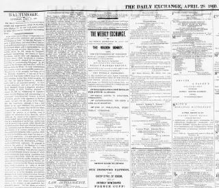 other Newspaper clipping from Apr 28, 1860 5983616