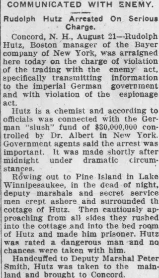 other Newspaper clipping from Aug 21, 1918 5983754