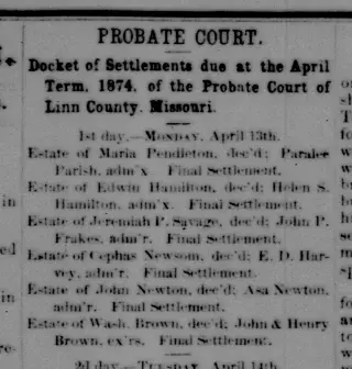 other Newspaper clipping from Apr 3, 1874 5983854