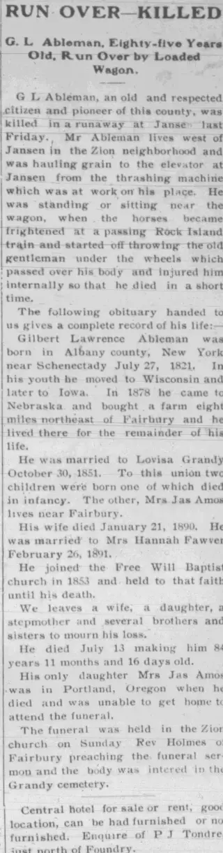 other Newspaper clipping from Jul 20, 1906 5984344