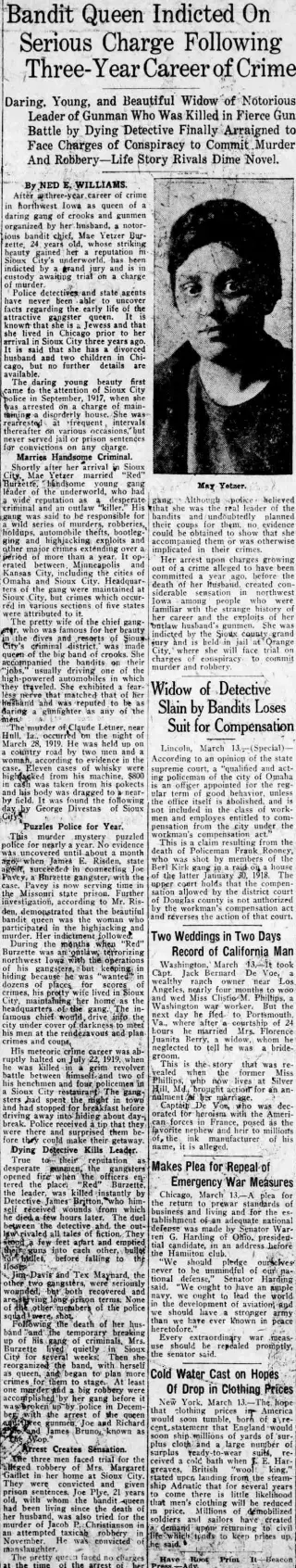 other Newspaper clipping from Mar 14, 1920 5984666