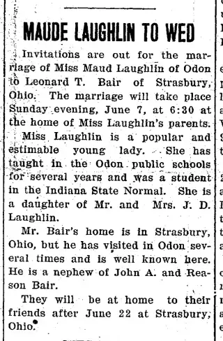 other Newspaper clipping from May 30, 1908 5985831
