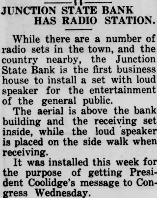 other Newspaper clipping from Dec 7, 1923 5985907