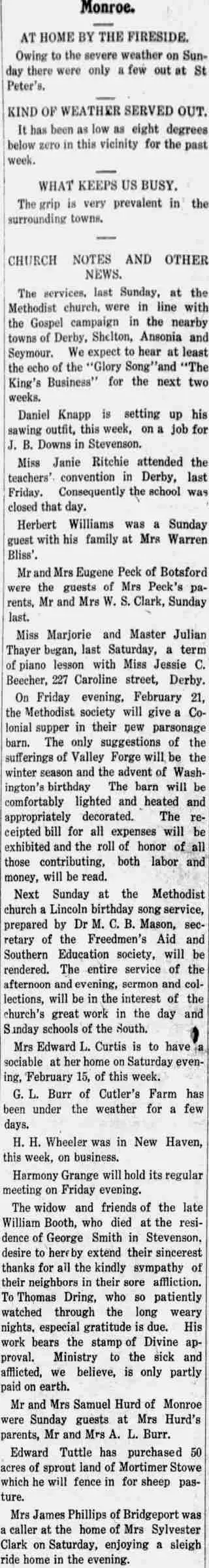 other Newspaper clipping from Feb 14, 1908 5986436