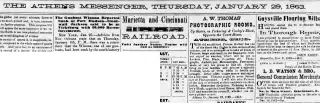 other Newspaper clipping from Jan 29, 1863 5987274