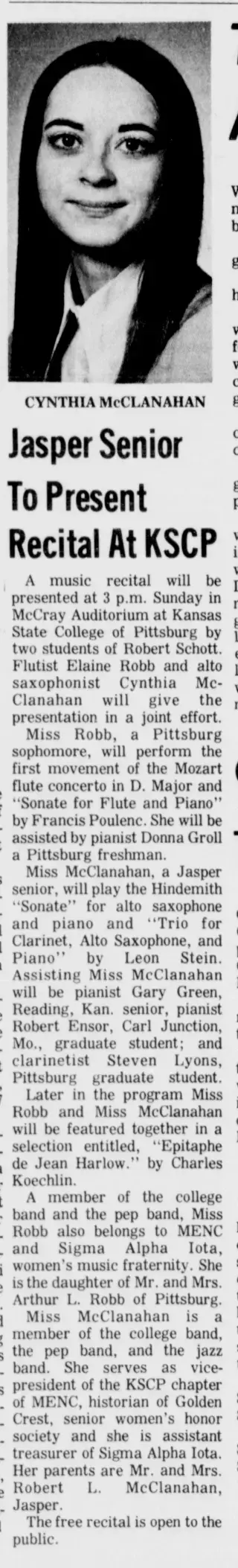 other Newspaper clipping from Feb 9, 1974 5987834