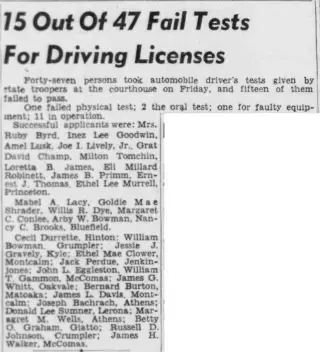 General news Newspaper clipping from Oct 15, 1950 5988001