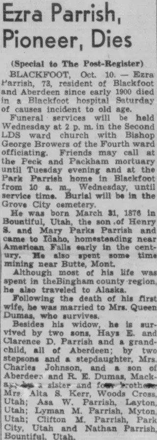 other Newspaper clipping from Oct 10, 1949 5988609